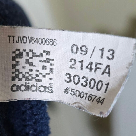 OKC Thunder Hoodie Blue Adidas Pullover Sweatshirt Sweater Oklahoma City Mens L - Picture 8 of 8